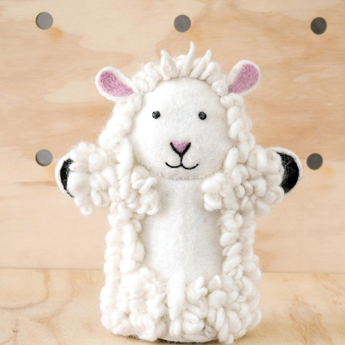 sheep-hand-puppet